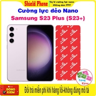 Toughened flexible phone screen protector for Samsung S23 Plus (S23+/ S23Plus)