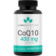 Luma Nutrition CoQ10 400mg Softgels Penyerapan Cnzyme Q10 Co Q10 200mg 400mg Setiap Hidangan Jantung