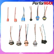 CAR HEADLIGHT BULB SOCKET FOR H1/H3/H4 CERAMIC/H4 ORI TYPE/H7/H8/H11/HB3/HB4/T10/T20 1 PIN & 2 PIN/1