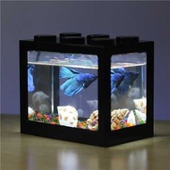 Jual Aquarium Mini Lego Block with Colorful LED Mr Toko Berkualitas
