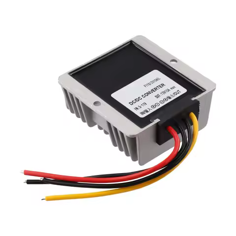 DC Voltage Step Up Converter 6V to 12V 10A 120W with Rugged Aluminum Shell and IP68 Waterproof Ratin
