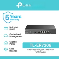 TP-LINK ER7206 Multi-WAN VPN Business Router 6 Gigabit Ports Load Balancing Firewall Omada SDN