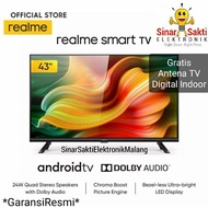 Realme Smart TV 43 Inch LED Android 9.0 Dolby Audio Garansi Resmi 43"