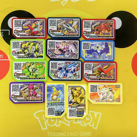 Pokemon Gaole Disks Special Ga ole Kyurem Reshiram Arcade Game QR Cards Palkia Dialga Campaign Girat