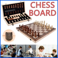 ◩ ∇ ✒ 2 in 1 Magnetic Wooden Chessboard Folding Chess Board Game Set Tournament Size For Family Act