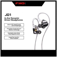 FIIO JD1 In Ear Wired HiFi Earphones Dual Magnetic Circuit LCP Diaphragm Replaceable Cable High Reso