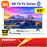 Xiaomi 55 inch Mi Android 10 Smart TV Google Television with Wifi Youtube Bluetooth Chromecast P1 MITV 4K UHD HDR (Malaysia English Version)