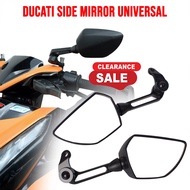 Ducati Side Mirror kominie Universal For Motorcycle Foldable