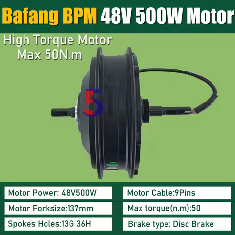 8Fun Bafang motor BPM / BPM2 bafang 48V500W Rear Motor Hub Motor bafang ebike DIY brushless motor