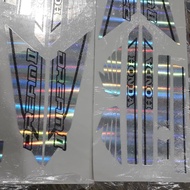 7-color white reflective dream car sticker