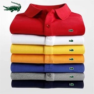 2023 Summer New High-End Business Casual Lapel Short Sleeve T-Shirt European And N Men Cotton Embroidered Crocodile Polo Polo Shirts