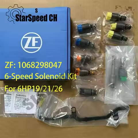 Original 6HP21 6HP28 ZF6HP21 ZF6HP28 Transmission Solenoids with Harness Kit 1068298047 For BMW Audi