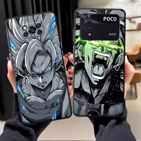 Black Soft Phone Cover Case for Xiaomi Poco F8 F1 C71 M5 F3 C75 C50 X3 X4 X5 X7 Pro C61 M3 M4 M7 Pro