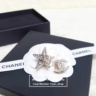 🈹現貨特價 Chanel 閃石星星CC頭飾髮飾心口針胸針 Star CC Hair accessories brooch