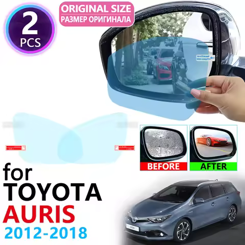 for Toyota Auris E180 180 Scion iM Corolla 2012~2018 Full Cover Rearview Mirror Rainproof Anti Fog F