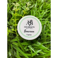 Sunscreen As's Beauty Skincare