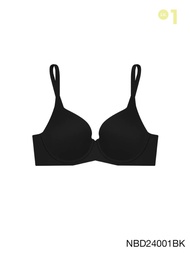 [Online Exclusive] Sabina Perfect Bra Level 1 เสื้อชั้นใน ไร้ตะเข็บ มีโครง รหัส NBD24001BK - สีดำ