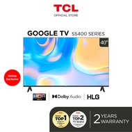 TCL 40" Full HD Google TV 40S5400 with HDR 10, Dolby Audio, HDMI, Big Memory, Massive Content