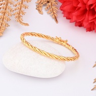GELANG TANGAN Minggu Bintang Saduran Emas 24K Zhulian