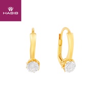 HABIB Oro Italia 916 Yellow and White Gold Earring GE72780322(YW)-BI