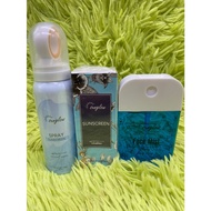 🔥NEW🔥 SUN GLOW SUNSCREEN SPRAY SPECIAL EDITION| FACE MIST ORIGINAL HQ SPF/50 FULL COVERAGE 1 FOR ALL