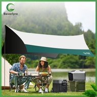 Bv✿  4.4x4.4m Sun Shelter Waterproof Camping Canopy Hammock Tarp for Outdoor Camping
