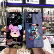 Redmi NOTE11 PRO 5G BearBrick 3D Tempered Glass Case Super Beautiful, Super Durable