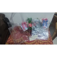 Mica bag BENING size 30*25*25 transparent birthday bag/ custom PO birthday hampers