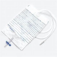 URINE BAG WITH T-VALVE 2000ML 3PCS