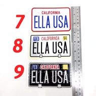 MOTOR STICKER " ELLA USA " CALIFORNIA