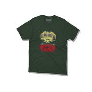 Railindo - Adult Train Locomotive T-Shirt CC201 Special Livery Vintage PJKA - Front Look