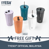 TYESO Keep Cold And Hot Vacuum Insulated Tumbler With Straw (600ml) TS-8848A