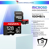 ADATA High Endurance MicroSD Card A2 for dashcam, motion cameras High Speed R/W Up to 100/85 MB/s V3