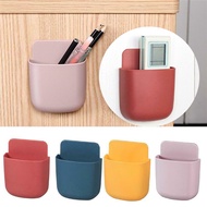 Wall Mounted Kitchen Storage Box Remote Control Storage Organizer Case For Air Conditioner TV Mobile Phone Plug Holder Stand Rack