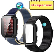 Amazfit Active strap Nylon strap for Amazfit Active Smart Watch strap Sports wristband Amazfit Active case Screen protector