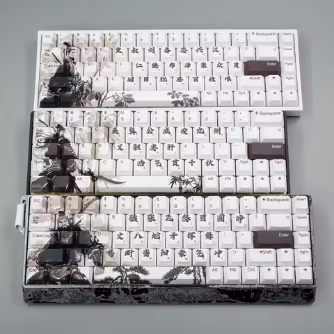 NPKC Wooting 60 Keycap MAD68HE MAD 60 Key cap Cherry Profile Keycaps PBT Key caps For MX Switch 60%