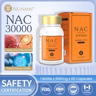 NUNMN High Purity NAC Supplements 30000 Glutathione Boosters Supports Respiratory and Liver Inhibits