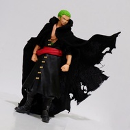 Black Mantle for SHF Roronoa Zoro One Piece custom Wired Cape Battle Damage figma mafex jujutsu kais