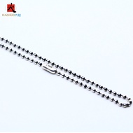 Bill Wall Leather สไตล์ยุโรปและอเมริกาแนววินเทจมม. สร้อยลูกปัดเส้นเล็กเงินแท้925 bwl สร้อยคอลูกปัดกล