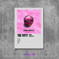Cover Album song music band wall wooden frame Album Cover The Fifty by Fifty Fifty no frame poster w