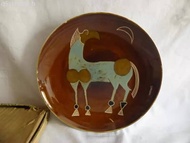 80s and 90s nostalgic antique ceramic art hanging plate, porcelain, Tru decorations