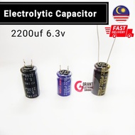 Electrolytic Capacitor 2200uf 6.3v Ecap Condenser
