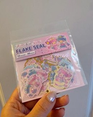 燙金 包裝 貼紙 sticker  Sanrio little twin stars twins star Kiki Lala