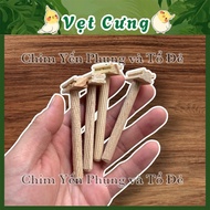 Combo of 5 Tofu Bridges 8cm - For Small Ornamental Birds: Advice, Sunbirds, Jackfruit Snails