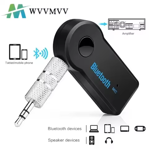 2 in 1 wireless Bluetooth 5.0 receiver 3.5mm jack for car music audio aux A2DP headphone transmitter