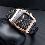 BERGARANSI 1 Tahun Jam Tangan Pria SWISS ARMY ORIGINAL Strap Stainless Steel Tanggal dan Chrono Akti