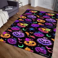 Halloween rugs (for living room), animal print rugs, machine washable soft non-slip indoor rugs, flo