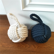 6Inch Dia.Monkey Fist Rope Knot Door Stopper Nautical Knot Door Stop Decor Tablecloth Weight Weighte