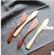 Japanese-style wooden spatula wooden butter knife butter knife mask jam knife butter knife cheese kn