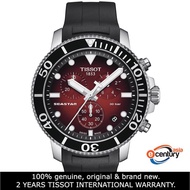 Tissot T120.417.17.421.00 Men's Quartz Seastar 1000 Chronograph Black Rubber Strap Watch